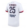 Paris Saint-Germain Nuno Mendes #25 Bortatröja 2025-26 Korta ärmar
